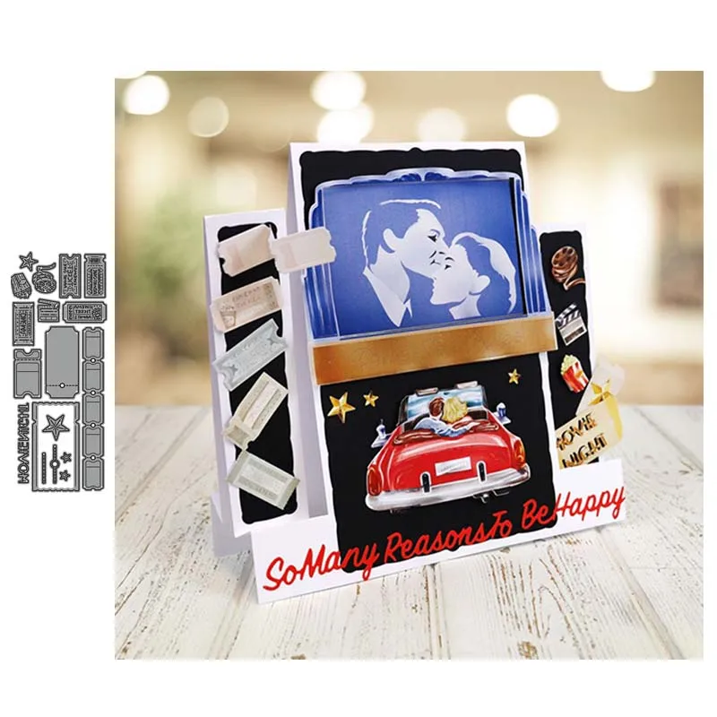 JC Movie Night Camera Metal Cutting Dies for Scrapbooking Stencil Handmade Tools DIY Card Make Mould Craft Decoration Template
JC Movie Night Camera Metal Cutting Dies for Scrapbooking Stencil Handmade Tools DIY Card Make Mould Craft Decoration Template