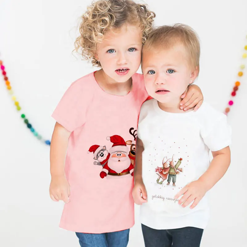 2 3 5 6 7 8 9 Years Christmas Girls T-Shirt Boys Short Sleeve Tee Tops Kids Cartoon Printed Clothes Children Birthday Party Wear
2 3 5 6 7 8 9 Years Christmas Girls T-Shirt Boys Short Sleeve Tee Tops Kids Cartoon Printed Clothes Children Birthday Party Wear