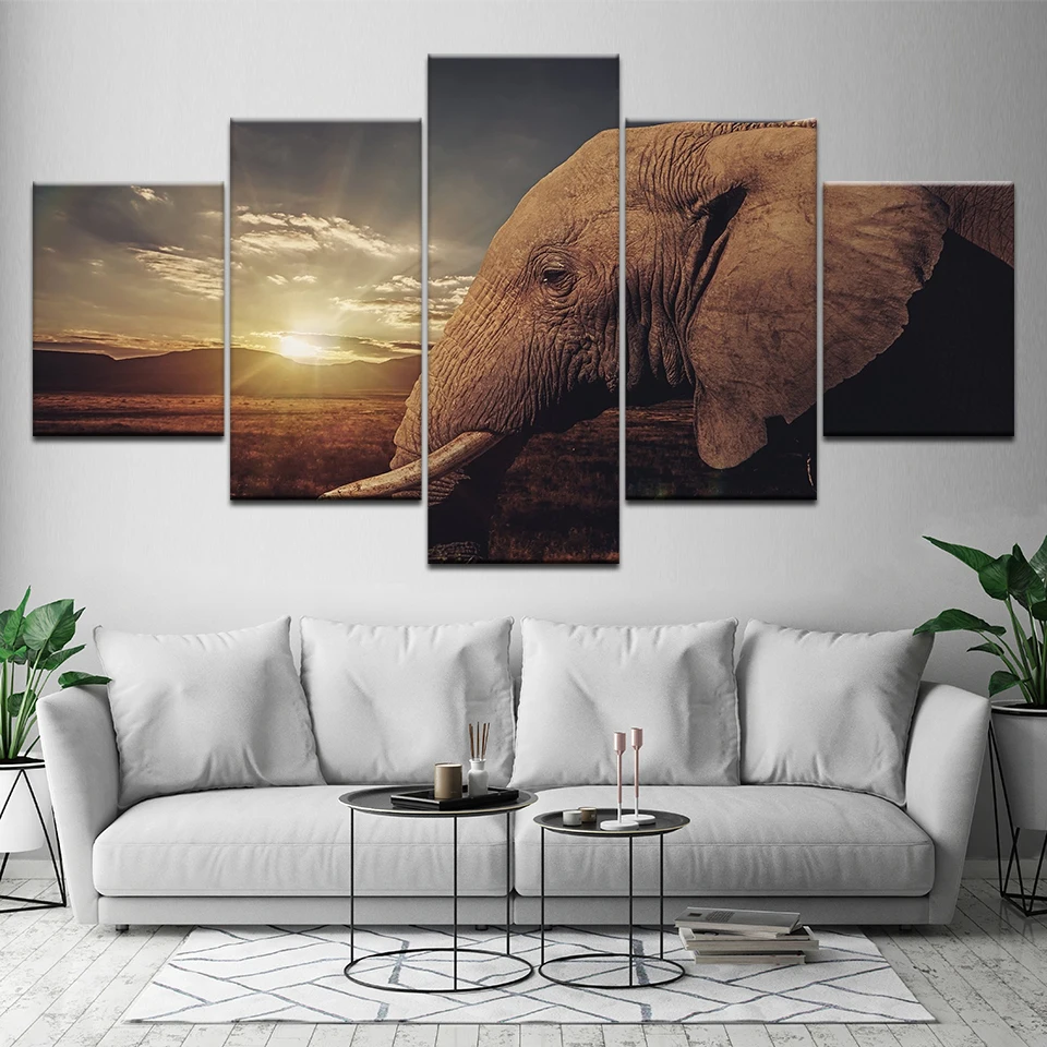5d diy Diamond painting full square round drills sunset elephant diamond mosaic Embroidery rhinestone art 5 panel
5d diy Diamond painting full square round drills sunset elephant diamond mosaic Embroidery rhinestone art 5 panel