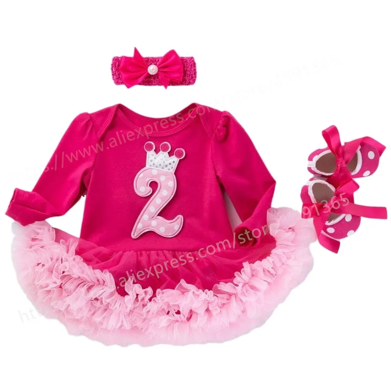 Baby Girls Long Sleeve Party Dress Newborn Christmas Clothing 2 Years Old Toddler Christening Gowns with Headband Shoes
Baby Girls Long Sleeve Party Dress Newborn Christmas Clothing 2 Years Old Toddler Christening Gowns with Headband Shoes