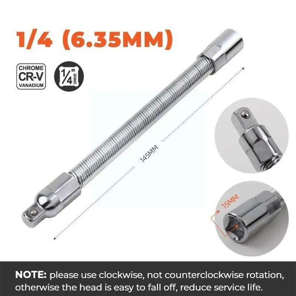 Universal Hexagon Nut Screw Bolt Removal Sleeve Electric Bendable Extension Car Wrench Removal Steel Sleeve Tool Sleeve Rod P7Z3
Universal Hexagon Nut Screw Bolt Removal Sleeve Electric Bendable Extension Car Wrench Removal Steel Sleeve Tool Sleeve Rod P7Z3