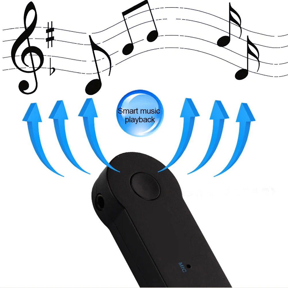 3 5 мм разъем AUX Wifi Bluetooth-совместимый адаптер Hands-free вызова автомобильный