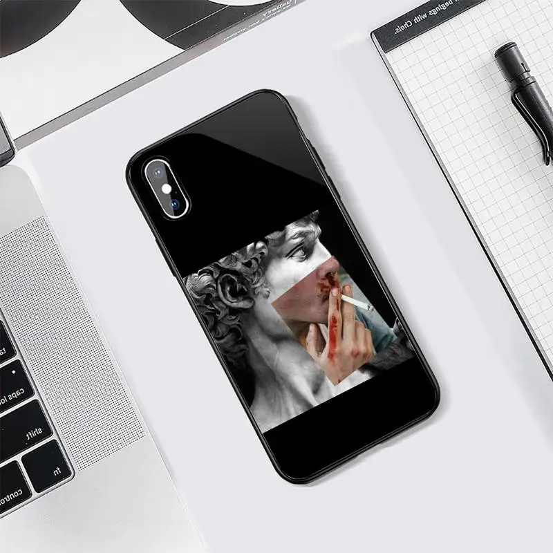 Abstract Art Statue Phone Cases Tempered glass For iphone 5C 6 6S 7 8 plus X XS XR 11 PRO MAX
Abstract Art Statue Phone Cases Tempered glass For iphone 5C 6 6S 7 8 plus X XS XR 11 PRO MAX
