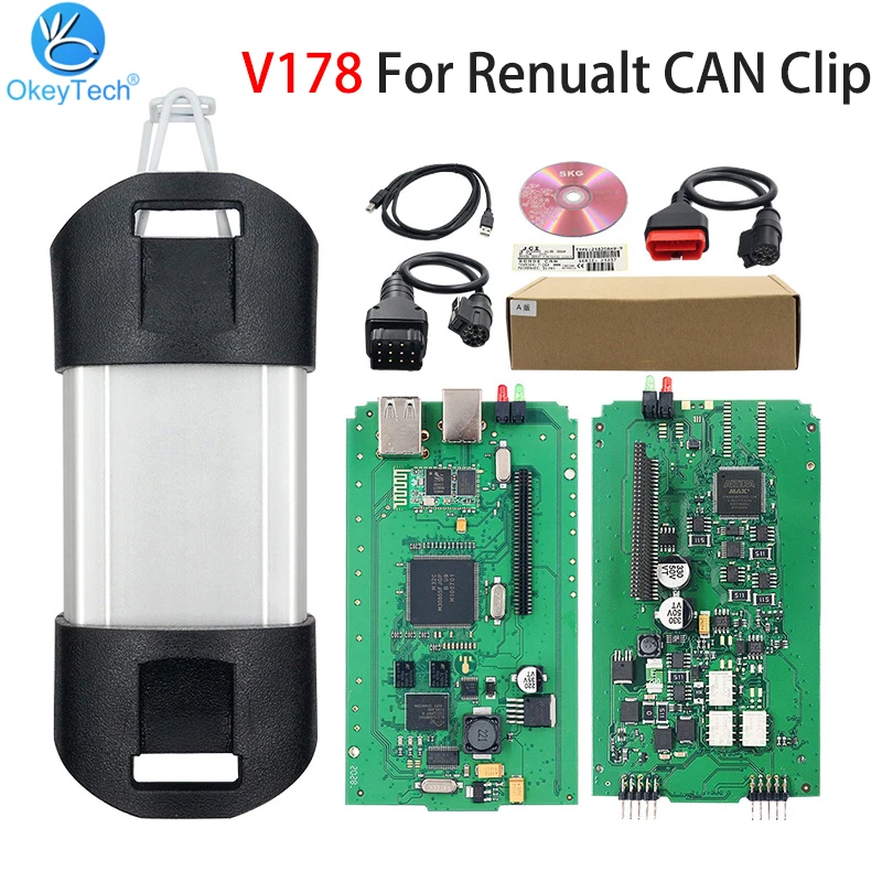 Автомобильный диагностический прибор V178 для Renault CAN Clip, сканер OBD2, считыватель кодов, мультиметр для Windows XP, считывание/очистка кода неисправ... 
Автомобильный диагностический прибор V178 для Renault CAN Clip, сканер OBD2, считыватель кодов, мультиметр для Windows XP, считывание/очистка кода неисправ...