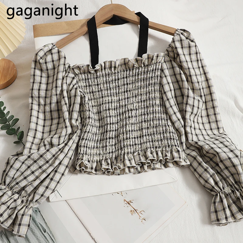 Gaganight Женская винтажная укороченная блузка с длинным рукавом квадратный воротник короткая рубашка сексуальная модная дамская Тонкая Блузк...
Gaganight Женская винтажная укороченная блузка с длинным рукавом квадратный воротник короткая рубашка сексуальная модная дамская Тонкая Блузк...