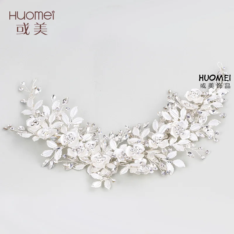 D2184 bride headdress flower wedding hairband Rhinestone Wedding Dress Accessories
D2184 bride headdress flower wedding hairband Rhinestone Wedding Dress Accessories