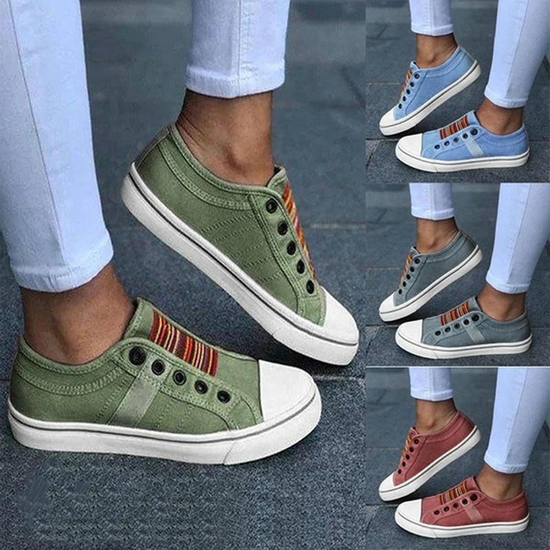 Ladies Chaussures Low-cut Trainers Canvas Flat Shoes Women Summer Sneakers Women Casual Vulcanize Flat Shoes
Ladies Chaussures Low-cut Trainers Canvas Flat Shoes Women Summer Sneakers Women Casual Vulcanize Flat Shoes