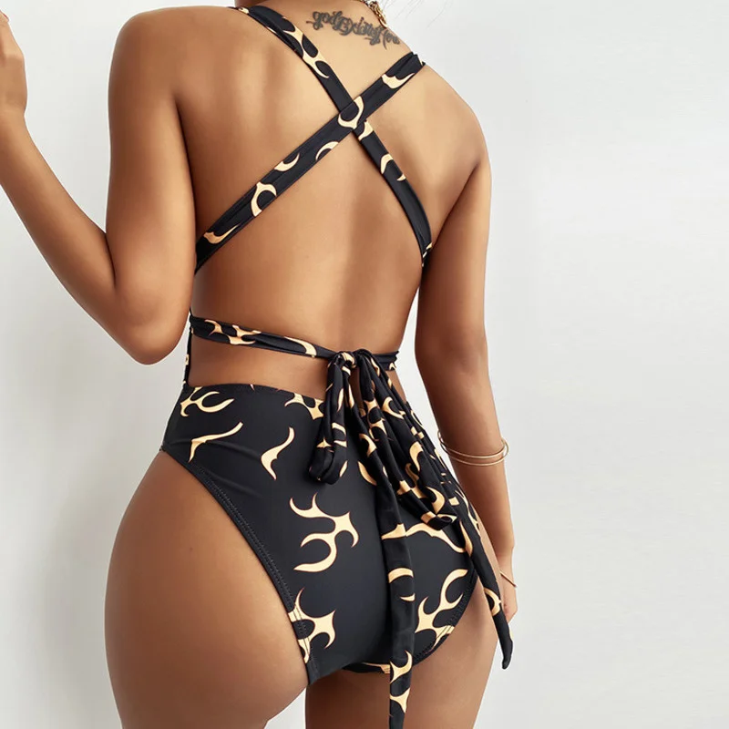 Backless Print One-Piece Swimsuit Closed Female Swimwear Push Up Swim Wear Women's Body Bathing Suit Beach Wear Pool Bather 2022
Backless Print One-Piece Swimsuit Closed Female Swimwear Push Up Swim Wear Women's Body Bathing Suit Beach Wear Pool Bather 2022