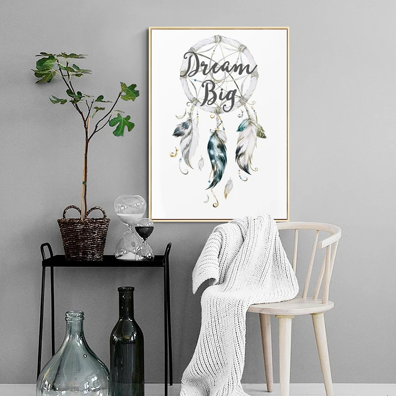 Canvas Painting for Living Room Dream Catcher Feathers Poster Wall Art Modular Pictures for Interior Home Decor Frameless
Canvas Painting for Living Room Dream Catcher Feathers Poster Wall Art Modular Pictures for Interior Home Decor Frameless