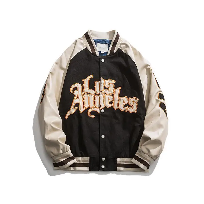2022 spring and autumn jacket, hiphop street, men's and women's Embroidered Baseball Jacket, boyfriend style Unisex jacket
2022 spring and autumn jacket, hiphop street, men's and women's Embroidered Baseball Jacket, boyfriend style Unisex jacket