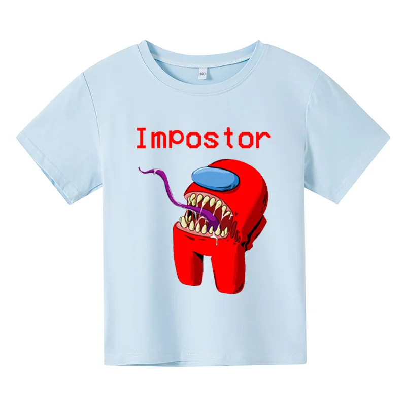 2021 New Monster Among Us Cartoon T Shirt For Kids Summer Boy Clothes Fashion Top Tees Children All-Match Boys' Clothing Funny
2021 New Monster Among Us Cartoon T Shirt For Kids Summer Boy Clothes Fashion Top Tees Children All-Match Boys' Clothing Funny