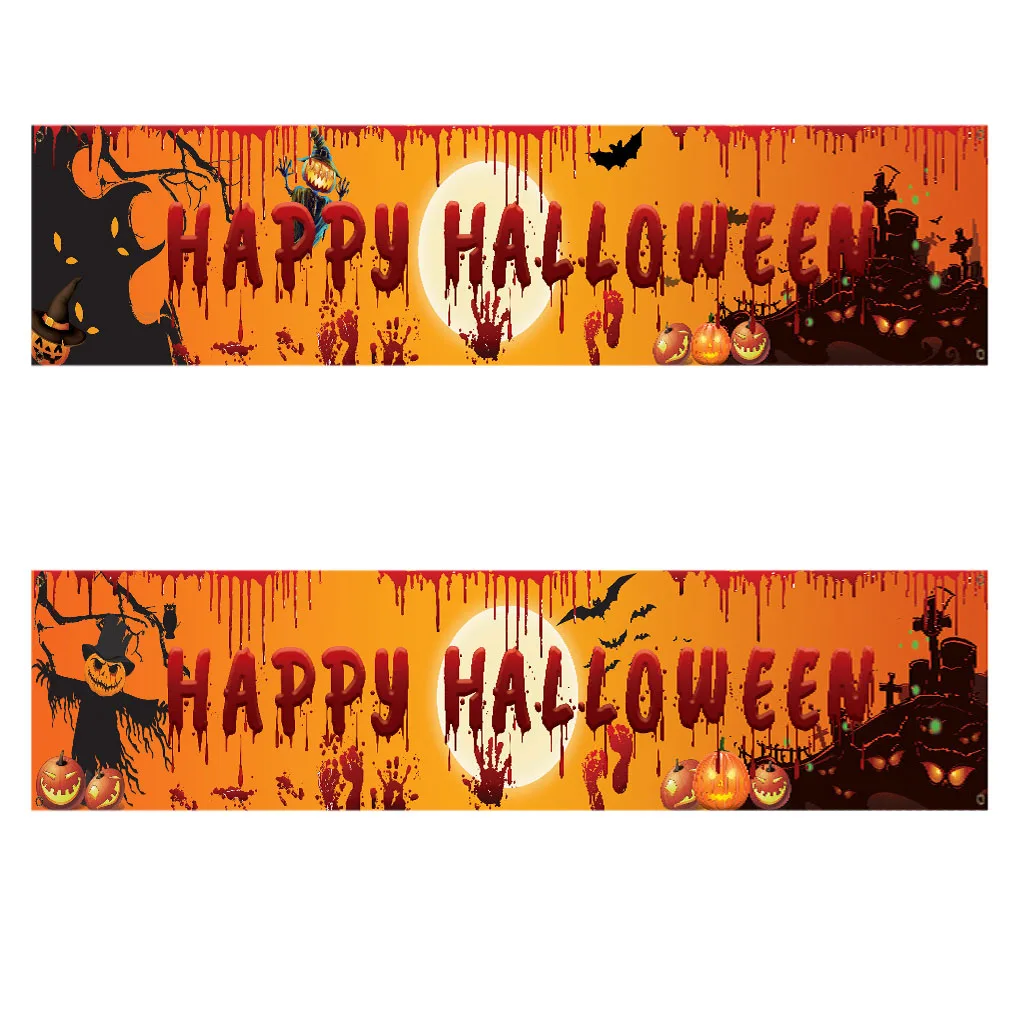 Banner Happy Halloween Party Banner Hanging Background Decoration Backdrop for Outdoor 
Banner Happy Halloween Party Banner Hanging Background Decoration Backdrop for Outdoor