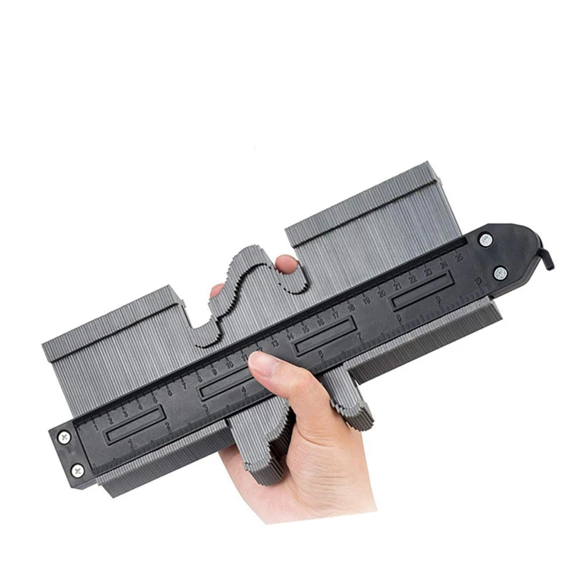 10 Inch Profile Gauge with Lock Measure Ruler Contour Duplicator for Precise Measurement Tiling Laminate Marking Tool
10 Inch Profile Gauge with Lock Measure Ruler Contour Duplicator for Precise Measurement Tiling Laminate Marking Tool