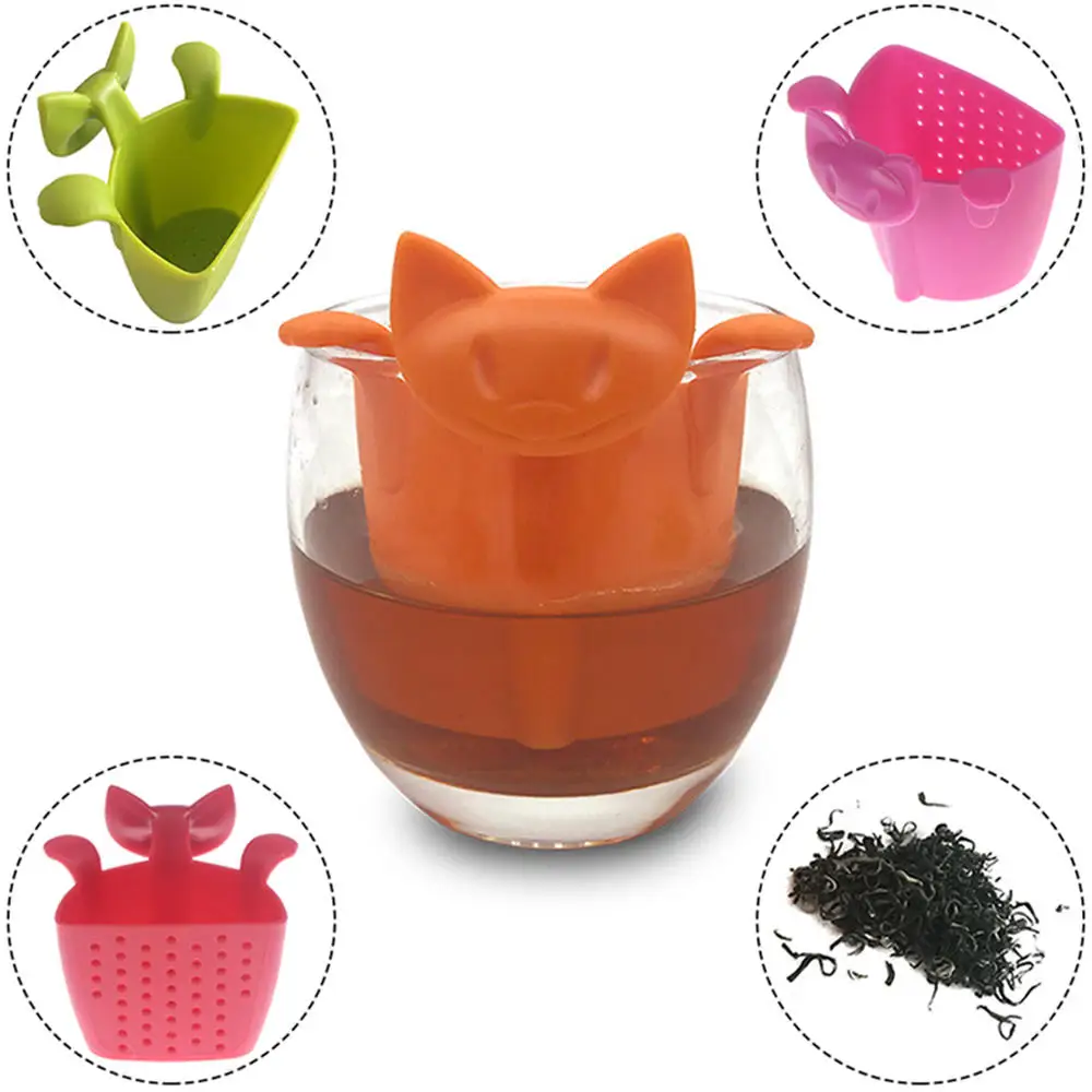 Creative Cute Cat Tea Strainer Tea Infuser Food Grade Silicone Loose Leaf Mug Strainer Hanging On Cup Fun Cartoon Tea Accessorie
Creative Cute Cat Tea Strainer Tea Infuser Food Grade Silicone Loose Leaf Mug Strainer Hanging On Cup Fun Cartoon Tea Accessorie