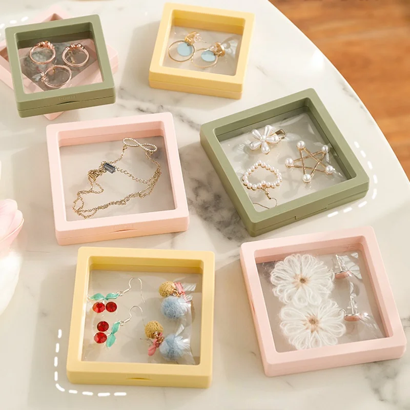 1 Pcs 3D Floating Picture Frame Jewelry Box Portable Transparent Cosmetic Storage Box Earrings Necklace Suspension Display Stand
1 Pcs 3D Floating Picture Frame Jewelry Box Portable Transparent Cosmetic Storage Box Earrings Necklace Suspension Display Stand