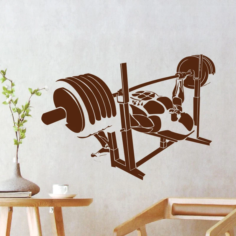 Fitness Decal Gym Barbell Sticker Body-building Posters Vinyl Wall Decals Mural Fitness Crossfit Decal Muscle Gym Sticker
Fitness Decal Gym Barbell Sticker Body-building Posters Vinyl Wall Decals Mural Fitness Crossfit Decal Muscle Gym Sticker