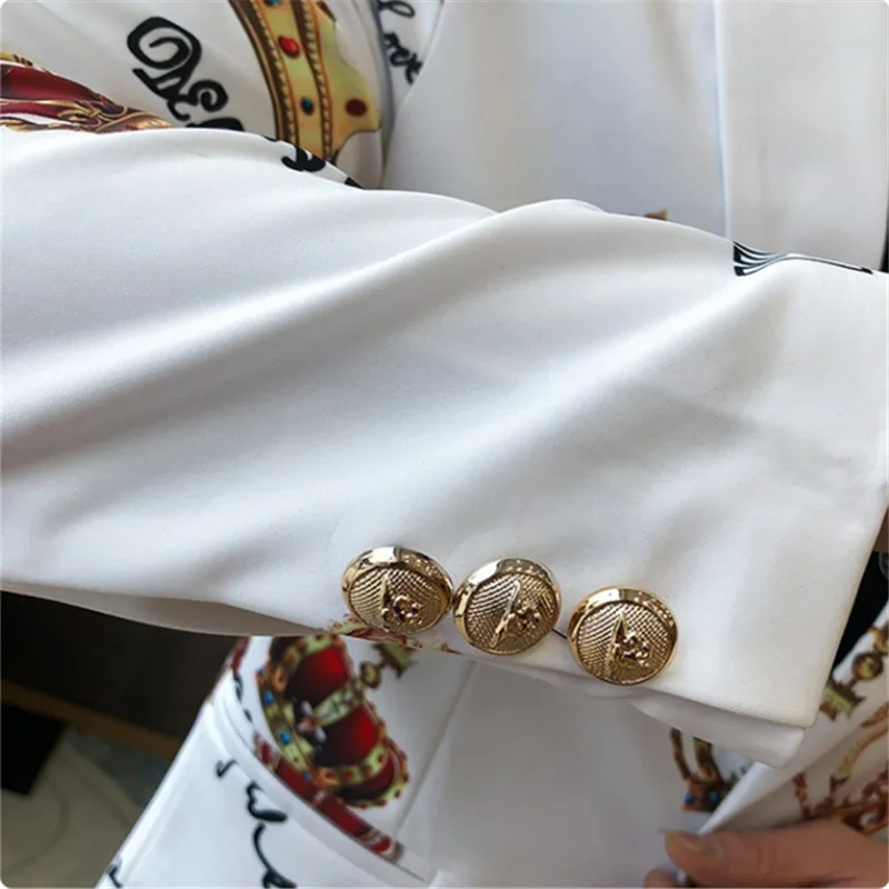 Men's Suit Jacket 2021 Spring Crown Print Wedding Dress Men's Slim Tuxedo Spring Casual Men's Party Stage Formal Dress Jacket
Men's Suit Jacket 2021 Spring Crown Print Wedding Dress Men's Slim Tuxedo Spring Casual Men's Party Stage Formal Dress Jacket
