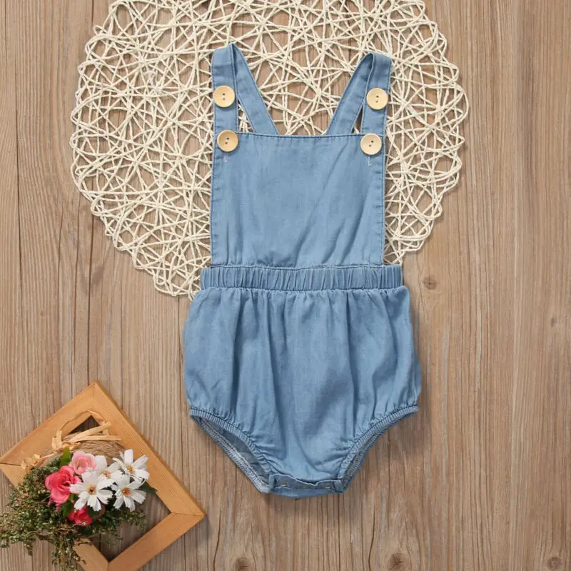 AU Summer Infant Baby Girl Denim Romper Jumpsuit Bodysuit Outfit Sunsuit Clothes 
AU Summer Infant Baby Girl Denim Romper Jumpsuit Bodysuit Outfit Sunsuit Clothes