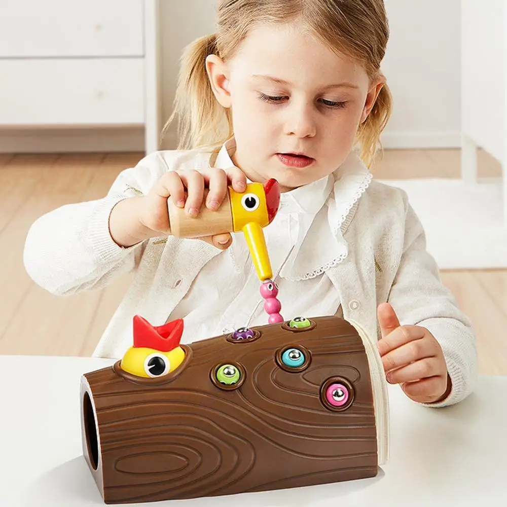 Woodpecker Toy Catching Parent-child Game Toy Children's Education Intellectual development early education puzzle
Woodpecker Toy Catching Parent-child Game Toy Children's Education Intellectual development early education puzzle