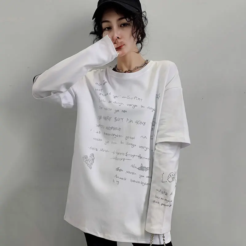 XITAO Letter Print Casual T Shirt Women Tide Fashion New Style O Neck Collar Long Sleeve Elegant Match All Personality ZY4123
XITAO Letter Print Casual T Shirt Women Tide Fashion New Style O Neck Collar Long Sleeve Elegant Match All Personality ZY4123