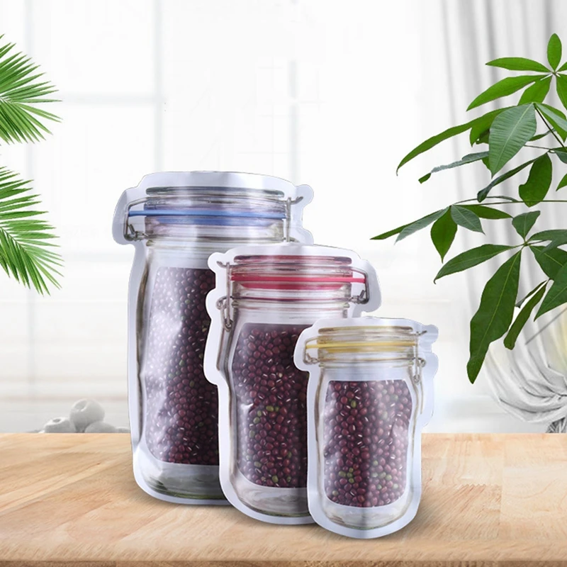 10PCS Resealable Bags Clear Self Seal Ziplock Packing Reusable Jar Bottles Bags Nuts Candy Cookies Bag Snacks Zipper Sealed
10PCS Resealable Bags Clear Self Seal Ziplock Packing Reusable Jar Bottles Bags Nuts Candy Cookies Bag Snacks Zipper Sealed