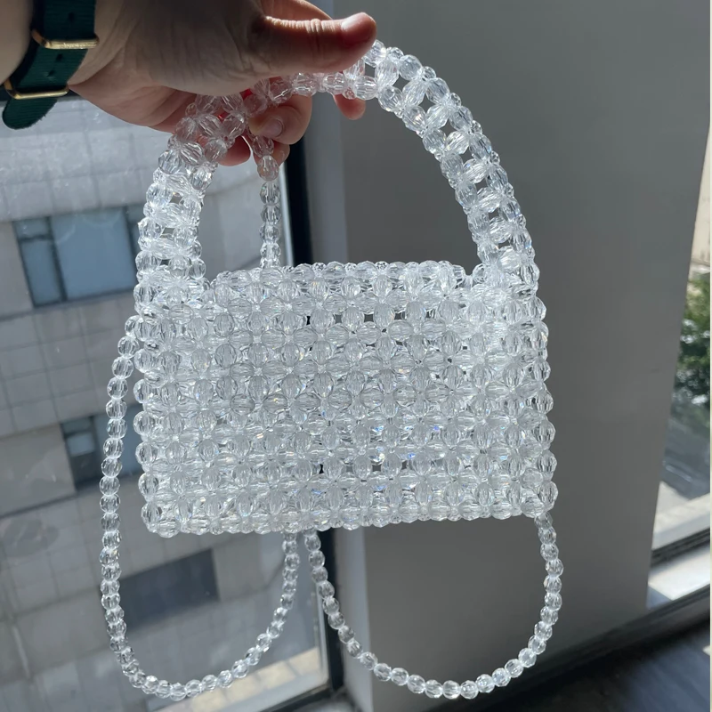 Customized Bead Bag Green Hand-woven Celebrity Handbags Top-handle Purses and Handbags Unique Design Ladies Party Bag
Customized Bead Bag Green Hand-woven Celebrity Handbags Top-handle Purses and Handbags Unique Design Ladies Party Bag