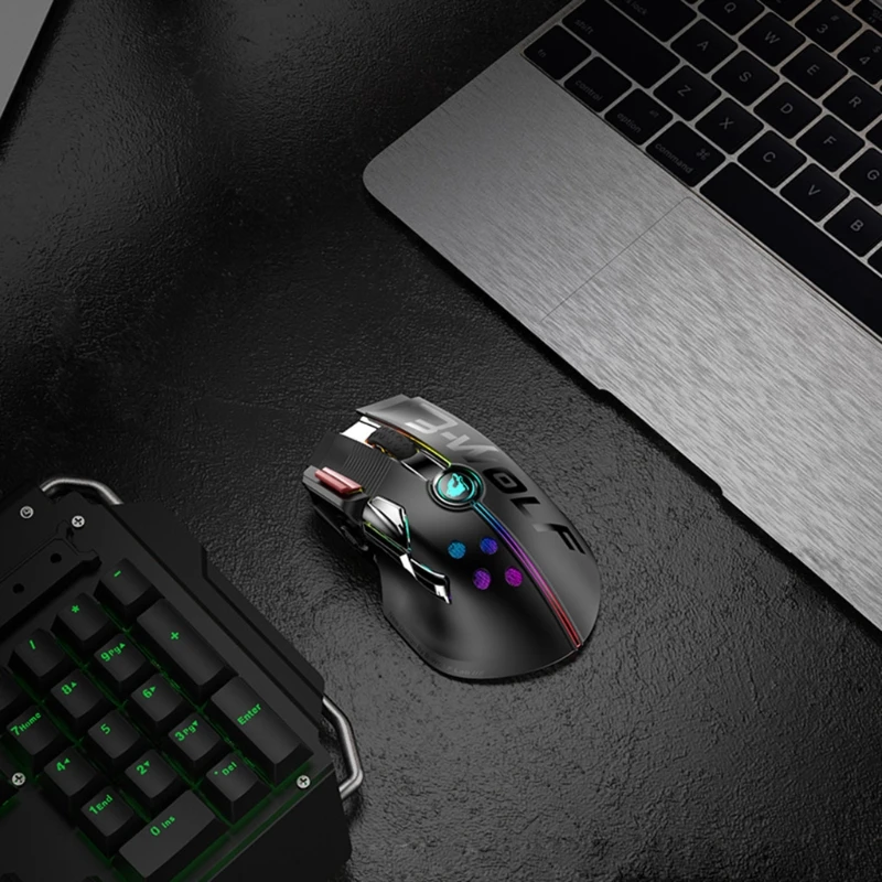 X6 Wireless Rechargeable Gaming Mouse Dual Mode Mechanical Mouse 12000 DPI with Backlight
X6 Wireless Rechargeable Gaming Mouse Dual Mode Mechanical Mouse 12000 DPI with Backlight