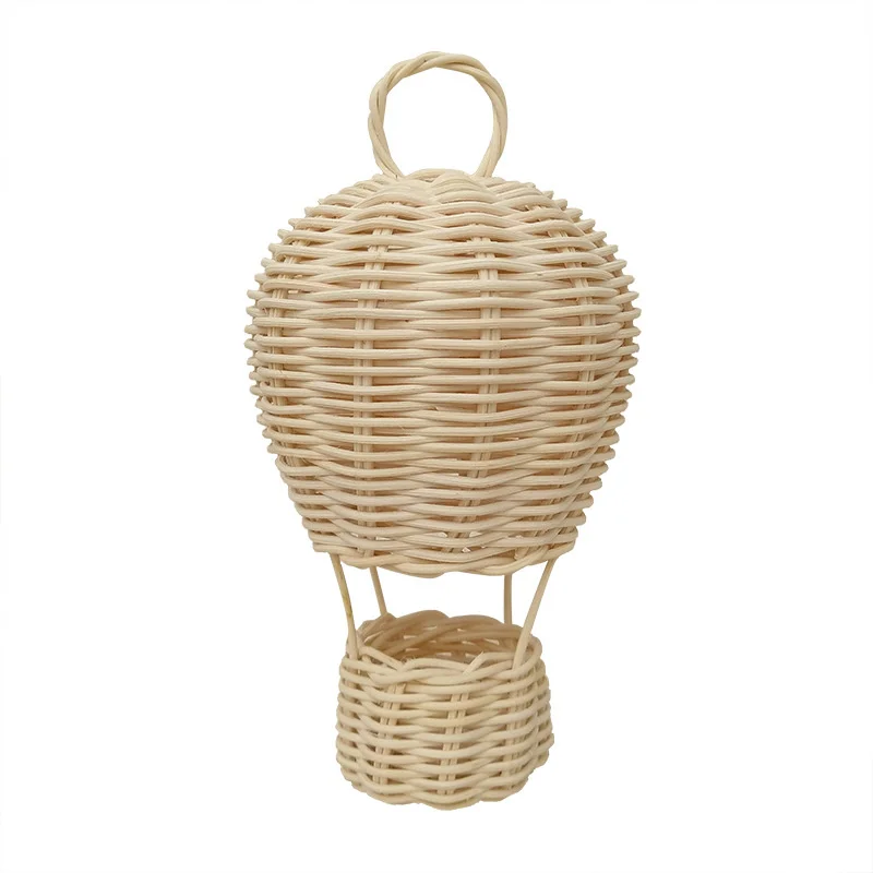 Nordic Natural Handmade Small Rattan Weave Hot Air Balloon Craft Wall Hanging Decor Kindergarten/Living Room Party Decoration
Nordic Natural Handmade Small Rattan Weave Hot Air Balloon Craft Wall Hanging Decor Kindergarten/Living Room Party Decoration