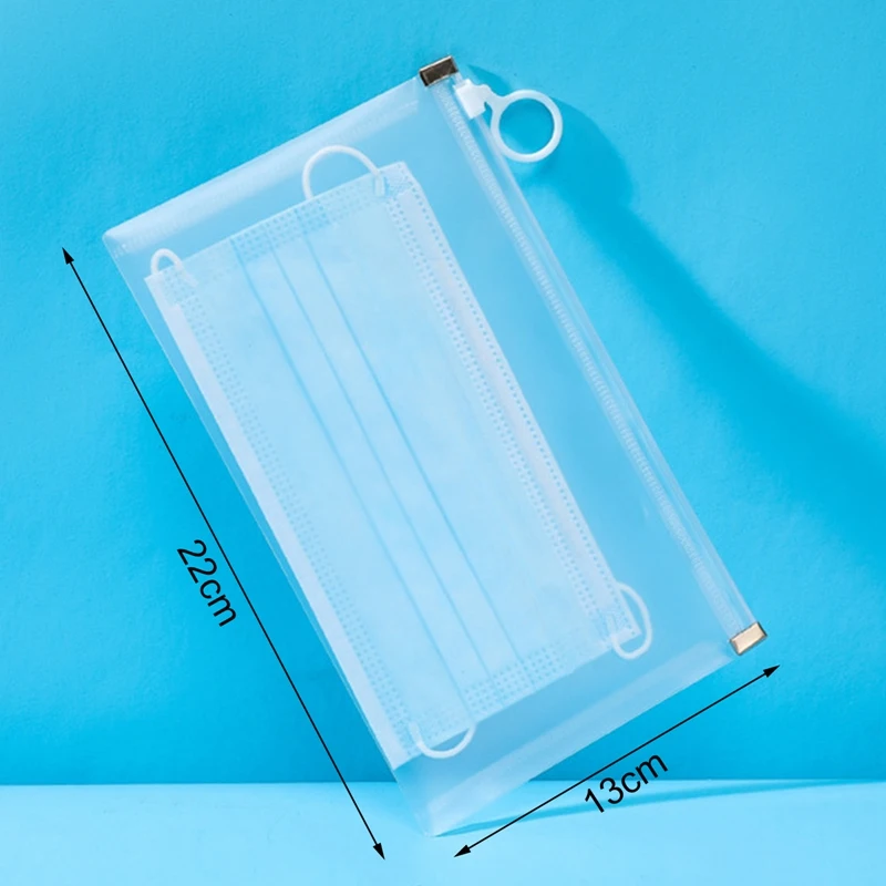 4 Mask Storage Sealed BagsMask Cover Bag Portable Facemask Holder Face Mask Storage Case Simple And Transparent / 220*130mm
4 Mask Storage Sealed BagsMask Cover Bag Portable Facemask Holder Face Mask Storage Case Simple And Transparent / 220*130mm