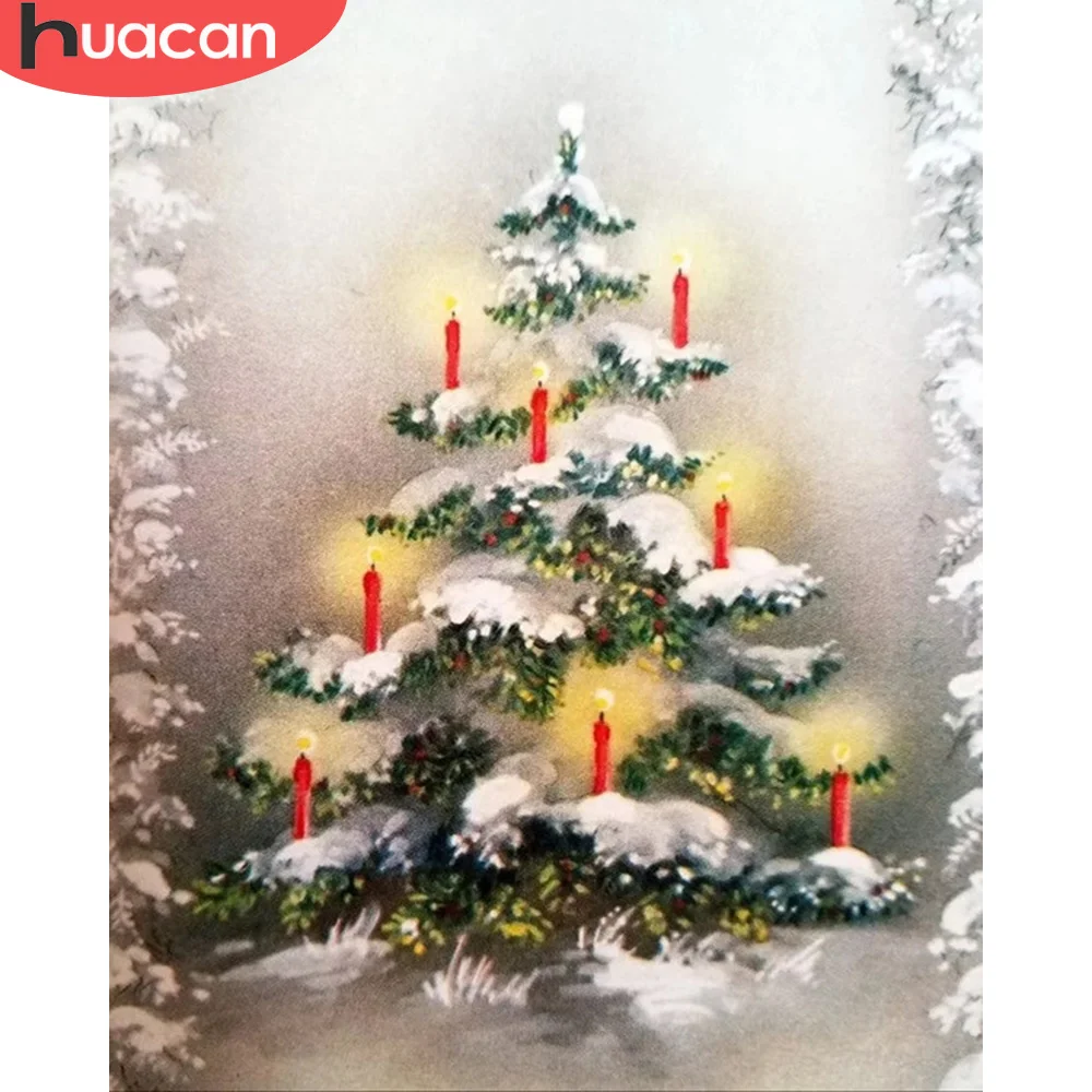 HUACAN 5D DIY Diamond Painting Christmas Tree Mosaic Rhinestone Landscape Winter Diamond Embroidery Cross Stitch Home Decor
HUACAN 5D DIY Diamond Painting Christmas Tree Mosaic Rhinestone Landscape Winter Diamond Embroidery Cross Stitch Home Decor