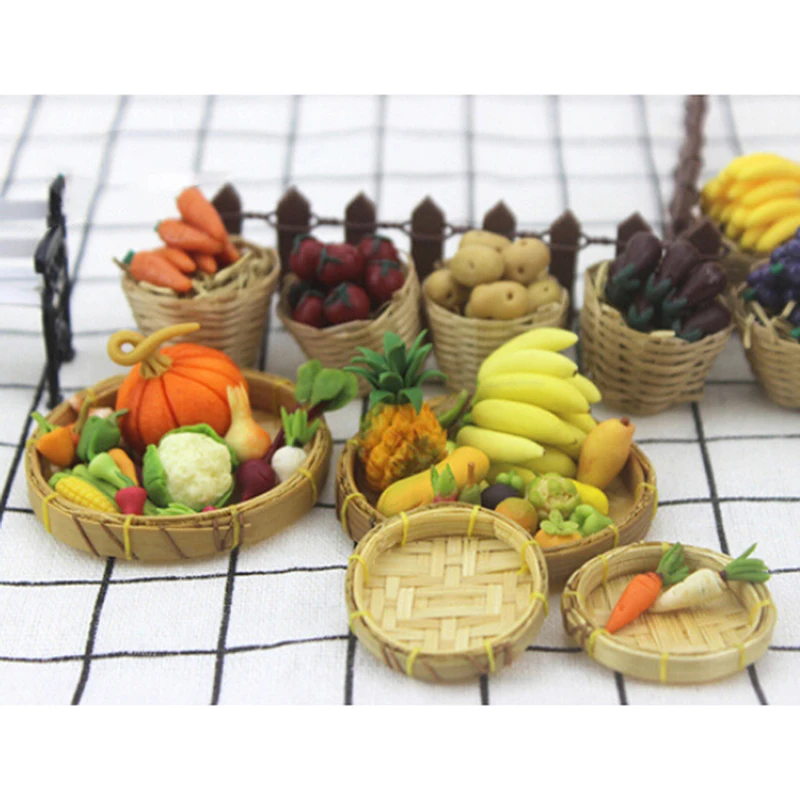1Pc Cute 1/12 Dollhouse Miniature Bamboo Basket Kitchen Doll Toy Accessories
1Pc Cute 1/12 Dollhouse Miniature Bamboo Basket Kitchen Doll Toy Accessories