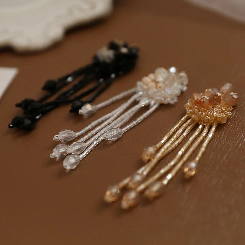 2pcs beaded flowers exaggerated 2020 Trendy Tassel Dangle Drop Earrings for Women crystal earrings material DIY accessories
2pcs beaded flowers exaggerated 2020 Trendy Tassel Dangle Drop Earrings for Women crystal earrings material DIY accessories