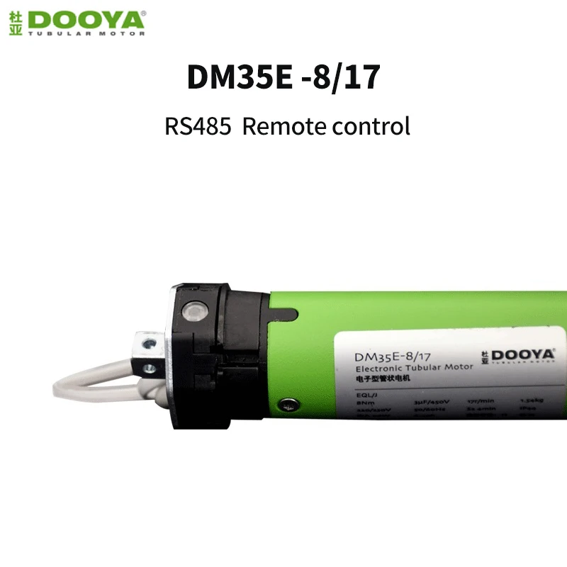 Оригинальный трубчатый двигатель Dooya 220 В 50 МГц DM35E с RS485 Моторизованными