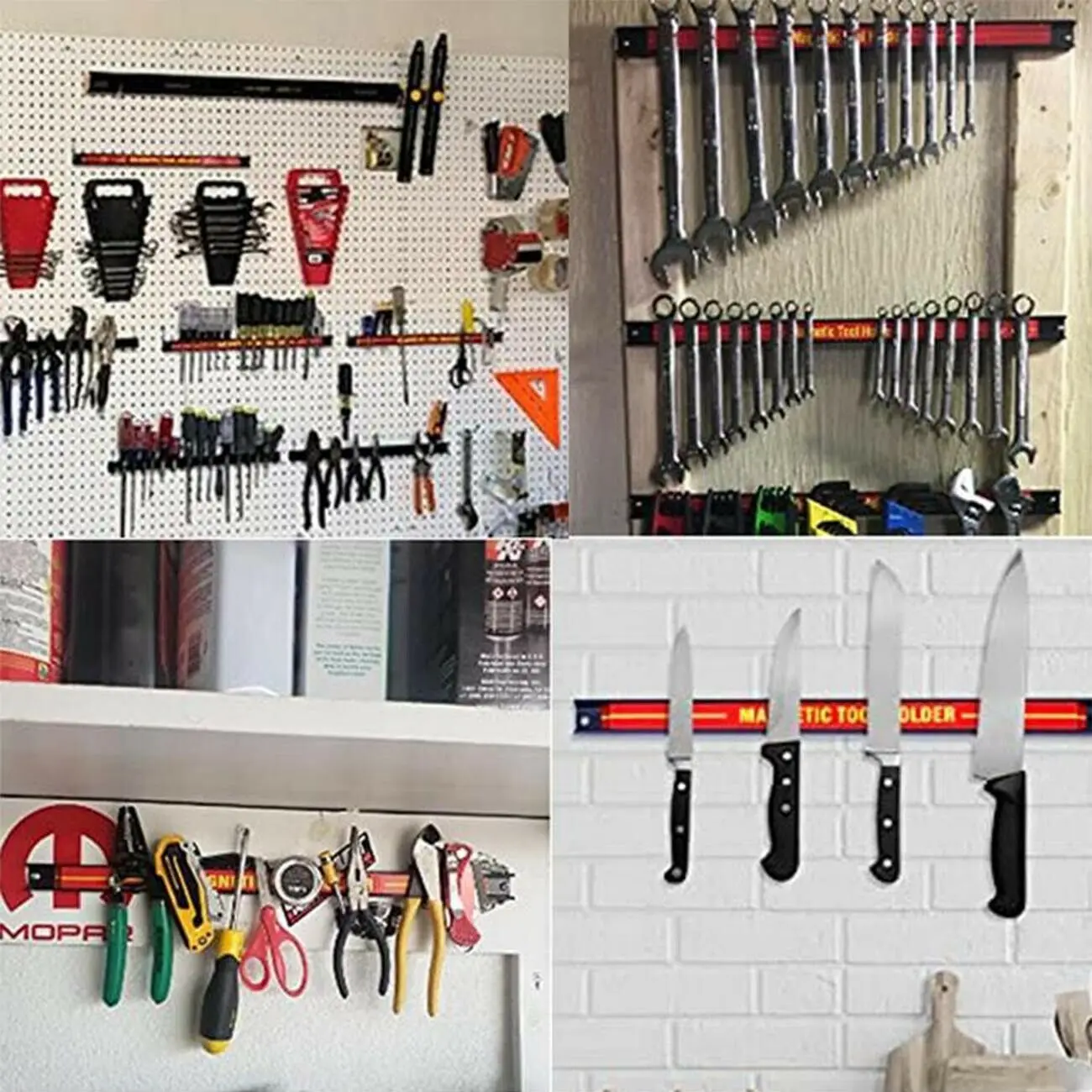 3Pcs 18" Wall Mount Magnetic Tool Holder Bar Storage Organizer Mountable Rack
3Pcs 18" Wall Mount Magnetic Tool Holder Bar Storage Organizer Mountable Rack