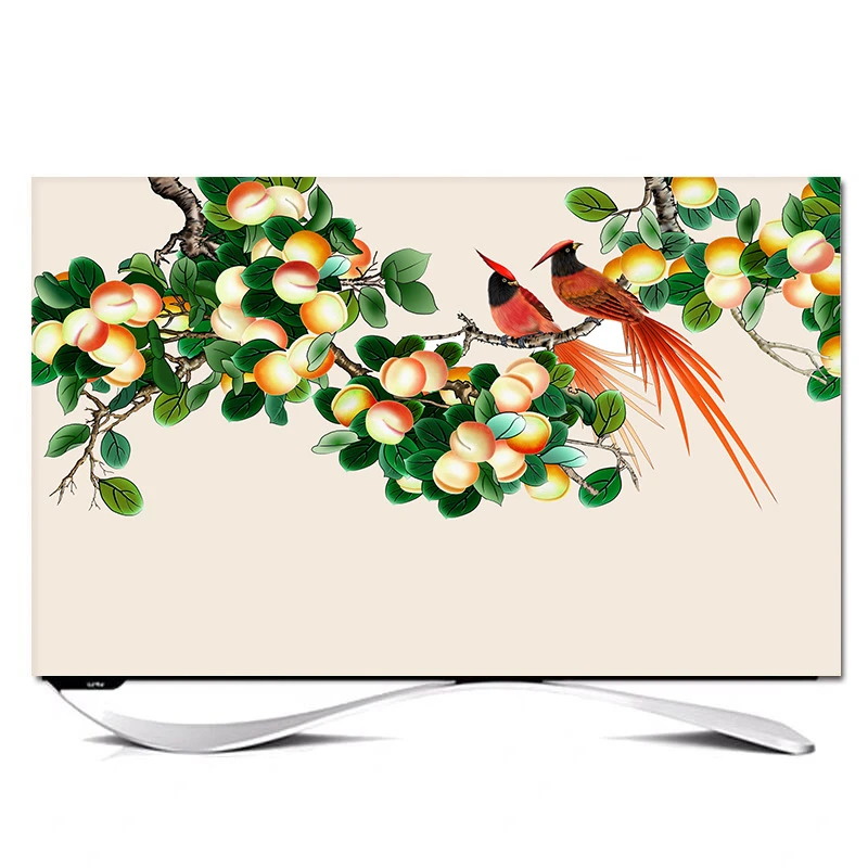 На заказ 32 " - 85" дюймовый декоративный чехол с капюшоном для экрана LCD TV PC цветочный лист Лотос пион Слива боссом рыба птицы хаки 
На заказ 32 " - 85" дюймовый декоративный чехол с капюшоном для экрана LCD TV PC цветочный лист Лотос пион Слива боссом рыба птицы хаки