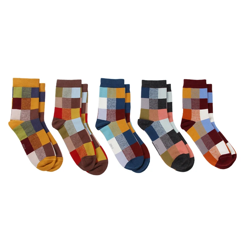 5 Pairs/Lot Combed Cotton Men's Socks Compression Socks Fashion Colorful Square Happy Dress Socks Men Size 39-45
5 Pairs/Lot Combed Cotton Men's Socks Compression Socks Fashion Colorful Square Happy Dress Socks Men Size 39-45