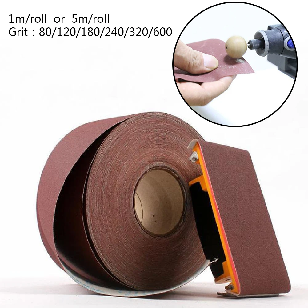 1m/5m 80-600 Grit Emery Cloth Roll Polishing Sandpaper For Grinding Tools Metalworking Woodworking Abrasive Tools
1m/5m 80-600 Grit Emery Cloth Roll Polishing Sandpaper For Grinding Tools Metalworking Woodworking Abrasive Tools
