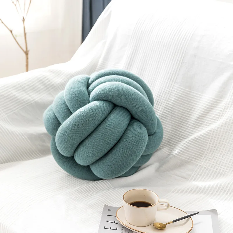 Pure Color Simple Pillow Pure Cotton Sofa Car Seat Home Furnishing Supplies Nordic Style Soft and Comfortable Ball Knot Pillow
Pure Color Simple Pillow Pure Cotton Sofa Car Seat Home Furnishing Supplies Nordic Style Soft and Comfortable Ball Knot Pillow