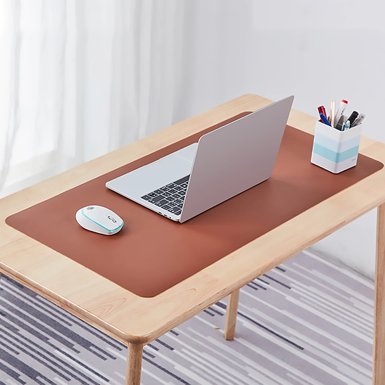 Anti-slip Waterproof Double-sided Faux Leather Mouse Pad Desktop Mat Table Cover
Anti-slip Waterproof Double-sided Faux Leather Mouse Pad Desktop Mat Table Cover