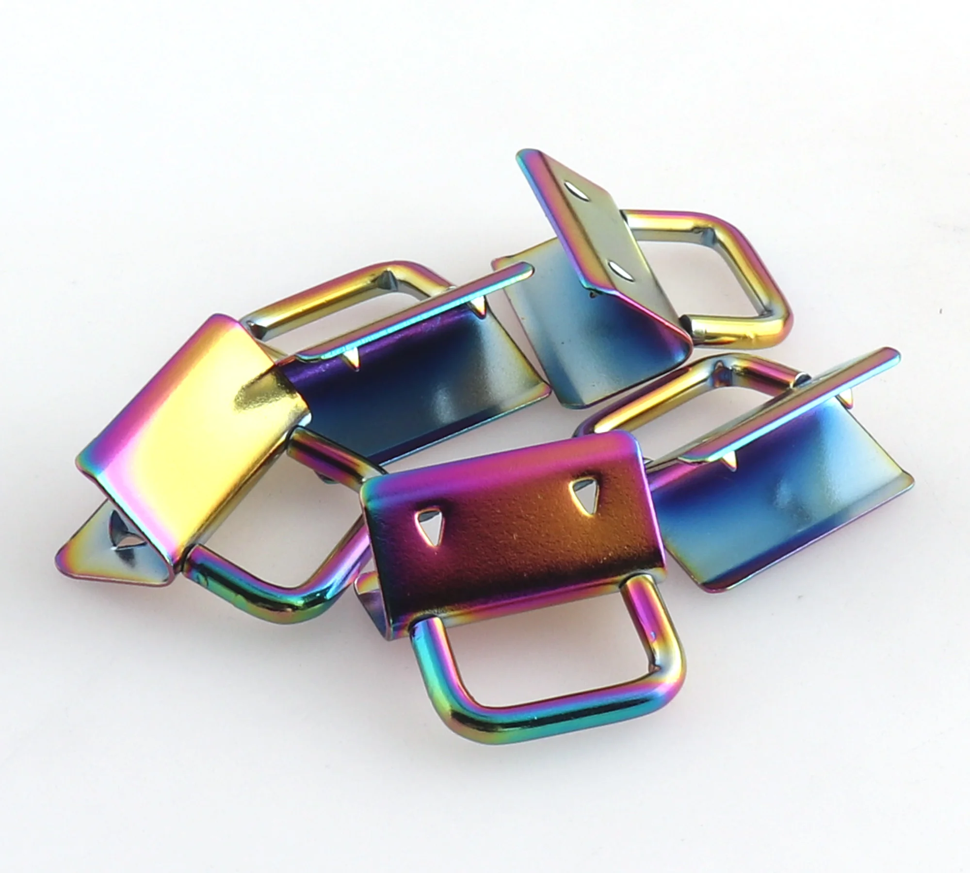 1"inch Metal rainbow Key Fob Hardware with Key Rings wrist lanyard, key chain hardware for fabric faux leather leather Ribbon
1"inch Metal rainbow Key Fob Hardware with Key Rings wrist lanyard, key chain hardware for fabric faux leather leather Ribbon