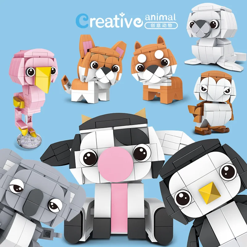 Детский конструктор «Пингвин, корова»
Детский конструктор «Пингвин, корова»