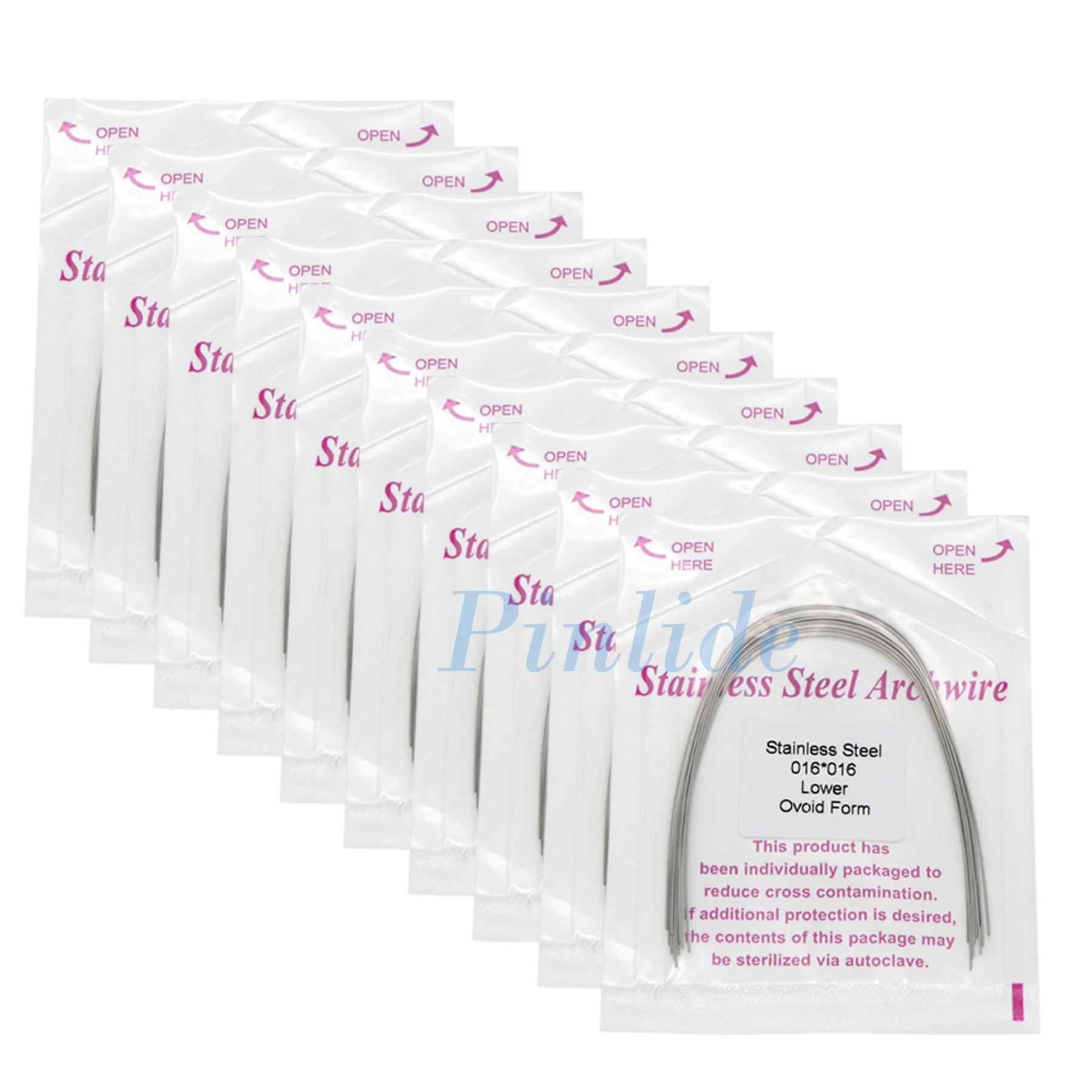 Dental Orthodontic Arch Wire Ovoid Form Super Elastic Stainless Steel Rectangular Wire 016*016 Lower 10Packs/100Pcs
Dental Orthodontic Arch Wire Ovoid Form Super Elastic Stainless Steel Rectangular Wire 016*016 Lower 10Packs/100Pcs