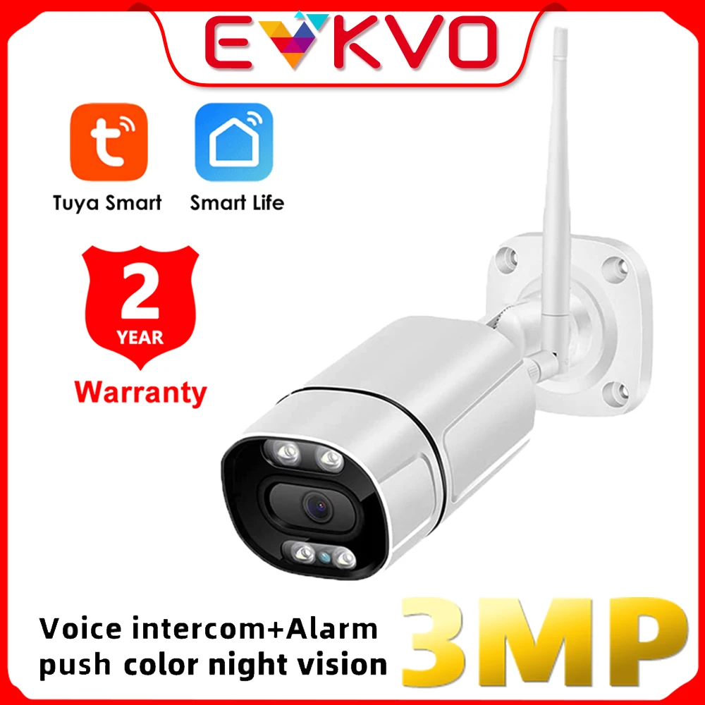 3MP Tuya Smart IP Camera Wifi Outdoor IP66 Audio Wireless Camera 1080P HD Color Infrared Night Vision CCTV Home Security Camera
3MP Tuya Smart IP Camera Wifi Outdoor IP66 Audio Wireless Camera 1080P HD Color Infrared Night Vision CCTV Home Security Camera