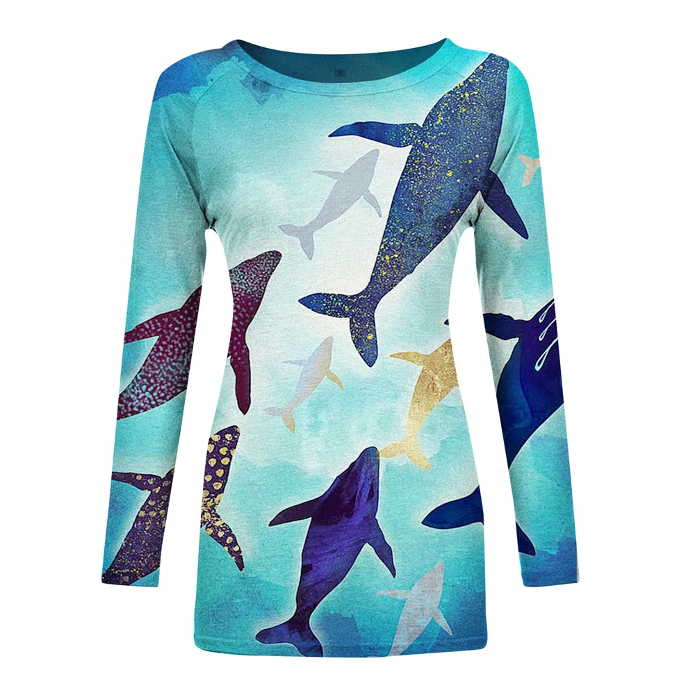 Landscape Printed Top Women's T Shirt Long Sleeve Pullover Loose Casual T Shirt Pullover Female Tops Women Clothing
Landscape Printed Top Women's T Shirt Long Sleeve Pullover Loose Casual T Shirt Pullover Female Tops Women Clothing