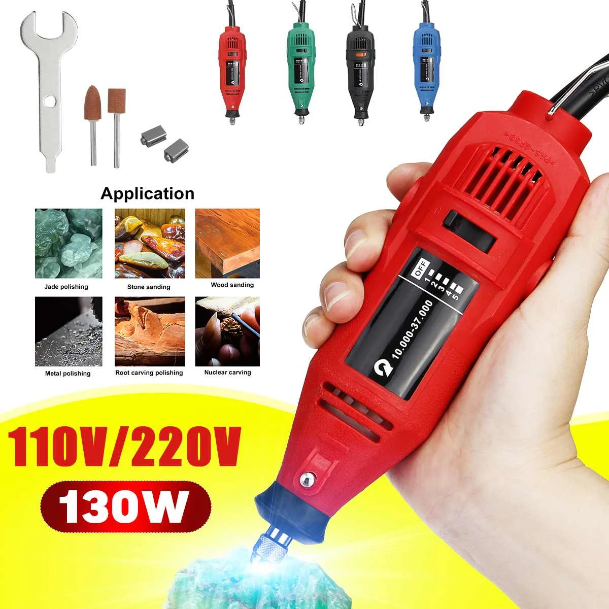 130W 37000rpm Chainsaw Sharpening Kit Electric Grinder Sharpening Power Mini Polishing Set Saw Chains Machine Fast Grinding Tool
130W 37000rpm Chainsaw Sharpening Kit Electric Grinder Sharpening Power Mini Polishing Set Saw Chains Machine Fast Grinding Tool