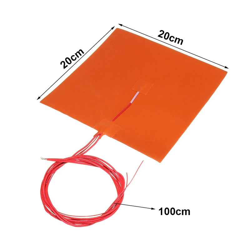 220/110/12V 200W Silicone Heated Bed Heating Pad W/ Thermistor Flexible Waterproof Warming Accessories For Printer Parts
220/110/12V 200W Silicone Heated Bed Heating Pad W/ Thermistor Flexible Waterproof Warming Accessories For Printer Parts