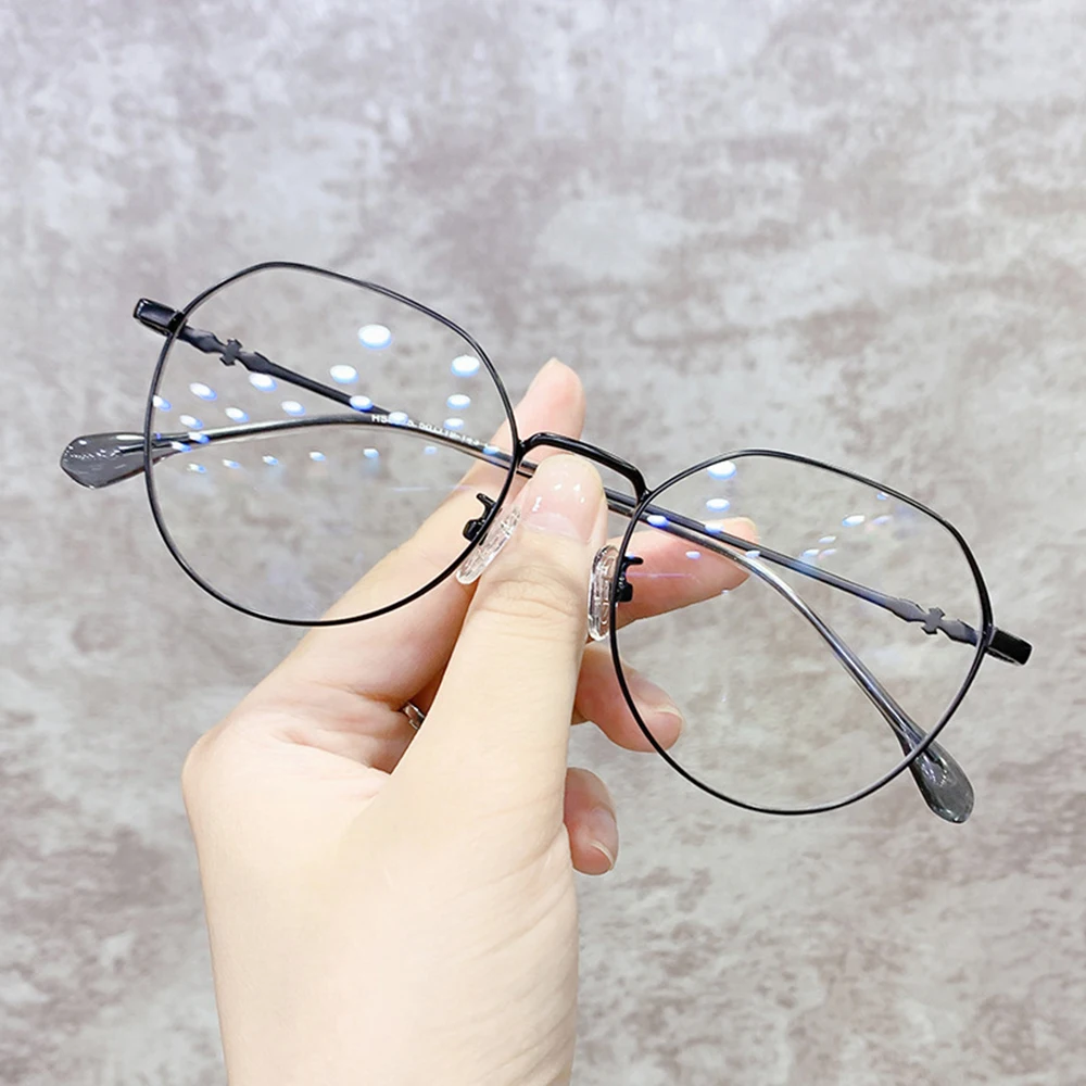 Metal Glasses Frame Adult Anti Blue Light Irregular Round Glasses Unisex Water Drop Transparent Eyewear Frames
Metal Glasses Frame Adult Anti Blue Light Irregular Round Glasses Unisex Water Drop Transparent Eyewear Frames