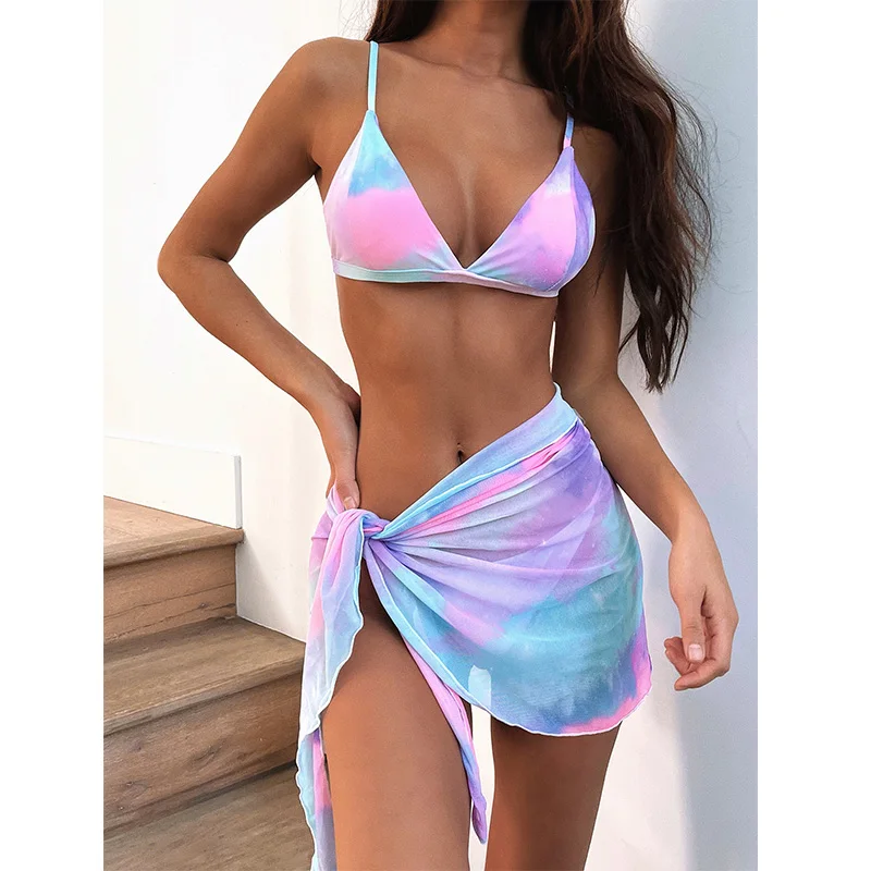 Sexy Bathing Suit Women 3 Piece Triangle Bikini Set Summer Swimsusit Push Up Bikini Swimwear Cover Up Skirt Beachwear Swim Wear
Sexy Bathing Suit Women 3 Piece Triangle Bikini Set Summer Swimsusit Push Up Bikini Swimwear Cover Up Skirt Beachwear Swim Wear