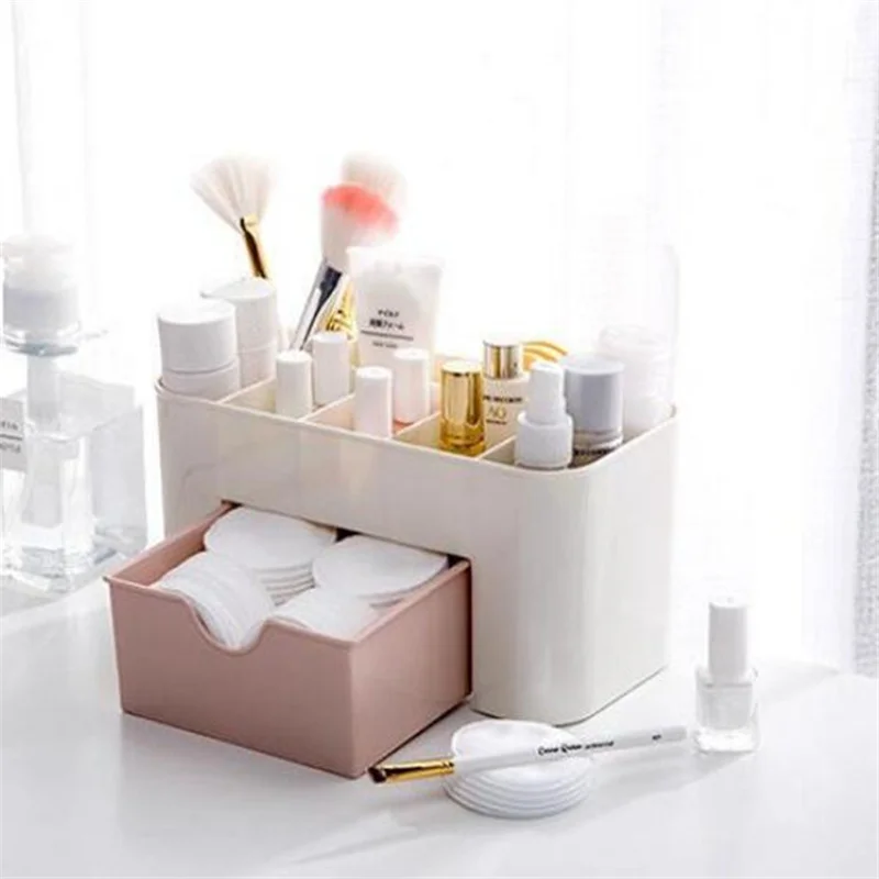 Cosmetic Storage Box Drawer Jewelry Makeup Organizers Home Office Plastic Multifuncational Storage Boxes органайзер для косметии
Cosmetic Storage Box Drawer Jewelry Makeup Organizers Home Office Plastic Multifuncational Storage Boxes органайзер для косметии