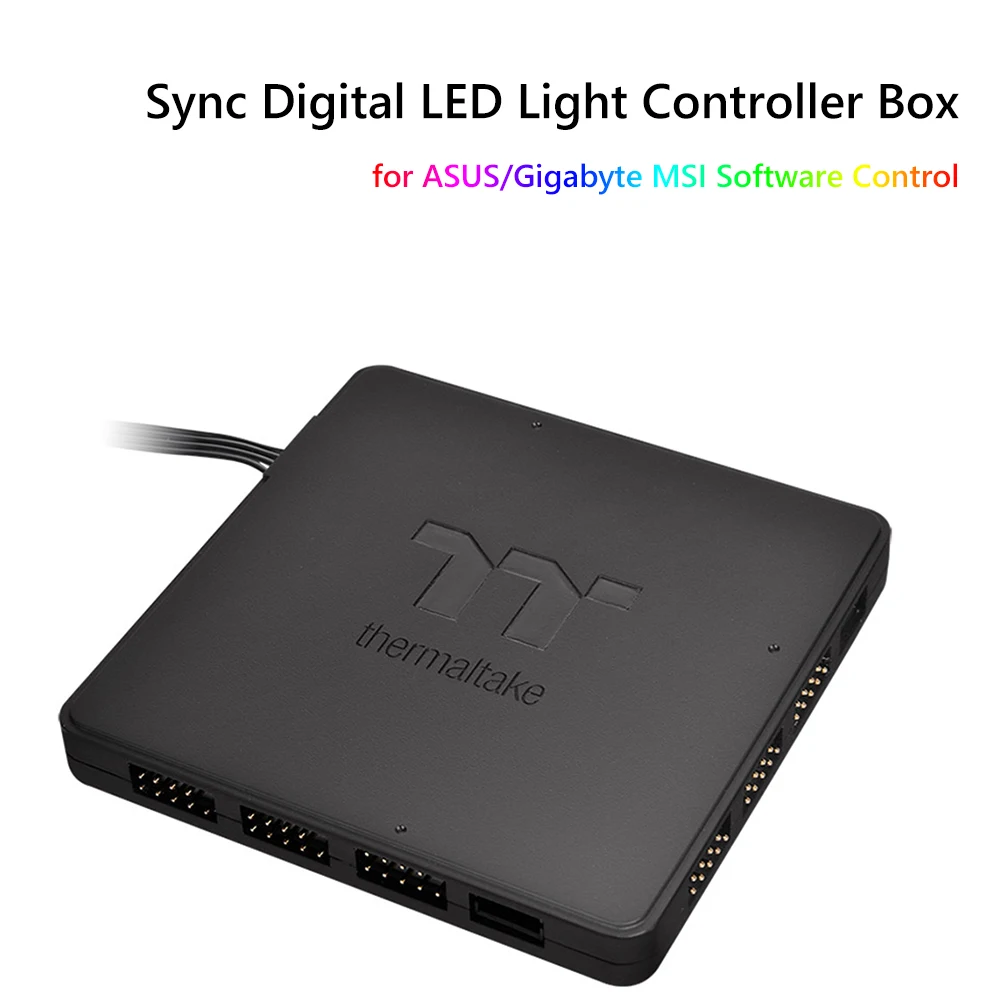 LED Light Thermaltake Control Box Sync Digital Controller Box for ASUS/Gigabyte MSI Software Control Accessories
LED Light Thermaltake Control Box Sync Digital Controller Box for ASUS/Gigabyte MSI Software Control Accessories